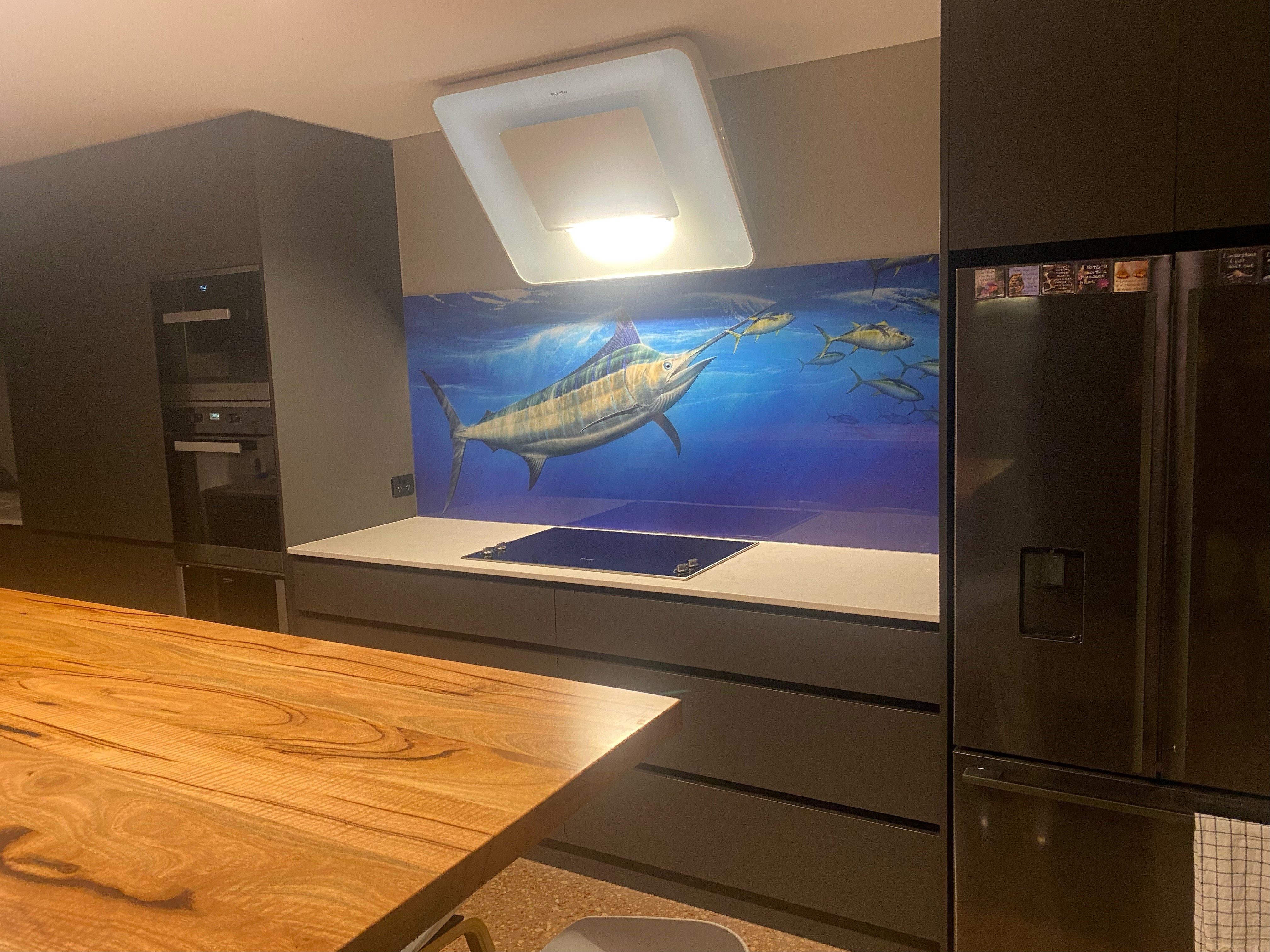 Kitchen splashback, kitchen acrylic splashback, digital print splashback, image splashback, polymer splashback, print image splashback, bunnings splashback