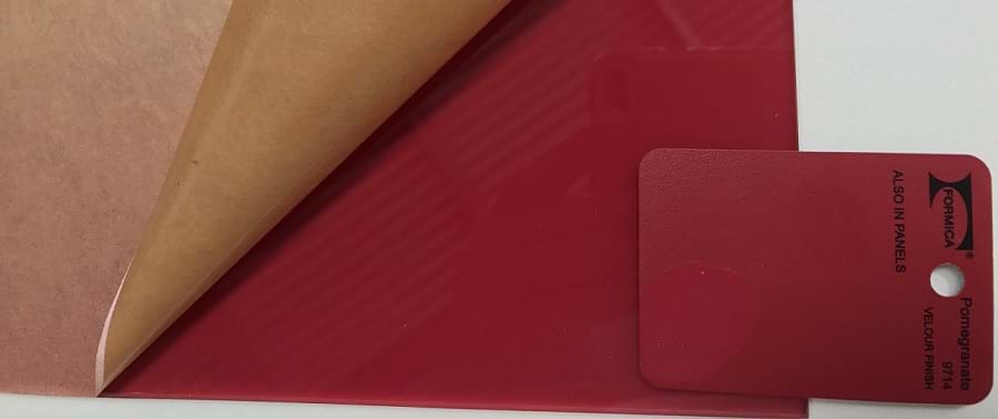 Acrylic splashback custom colour