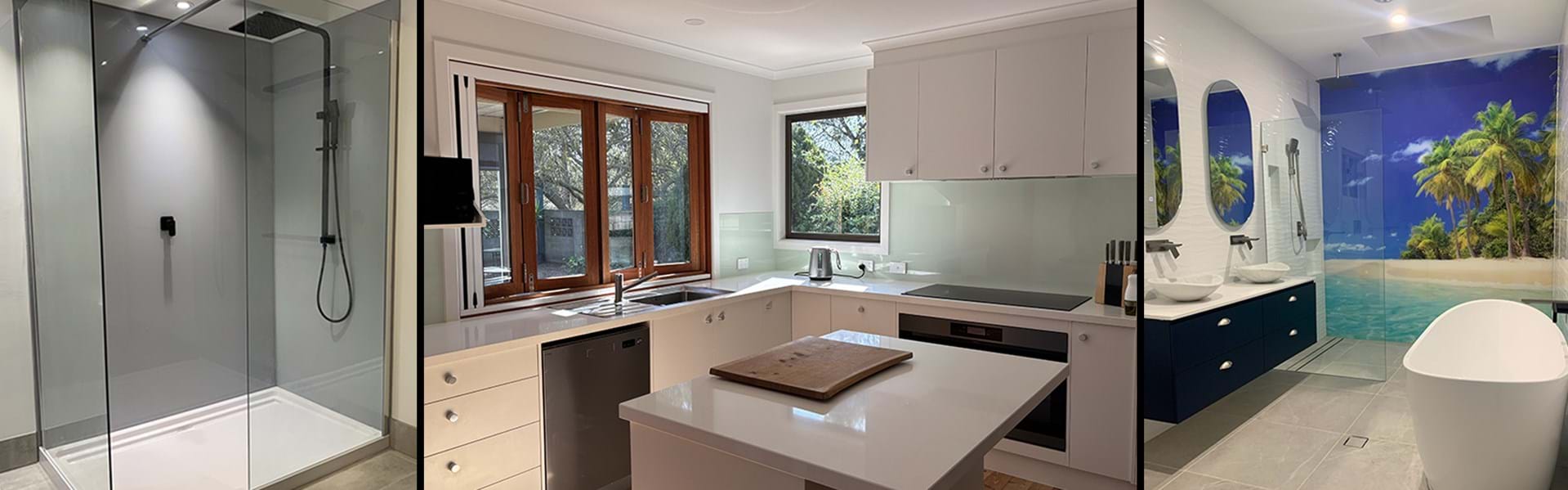 Wall Panels, Splashbacks, Acrylic Splashbacks, Polymer Splasbhacks, Panels, Shower Panels, Shower Wall Panels, Wet Wall